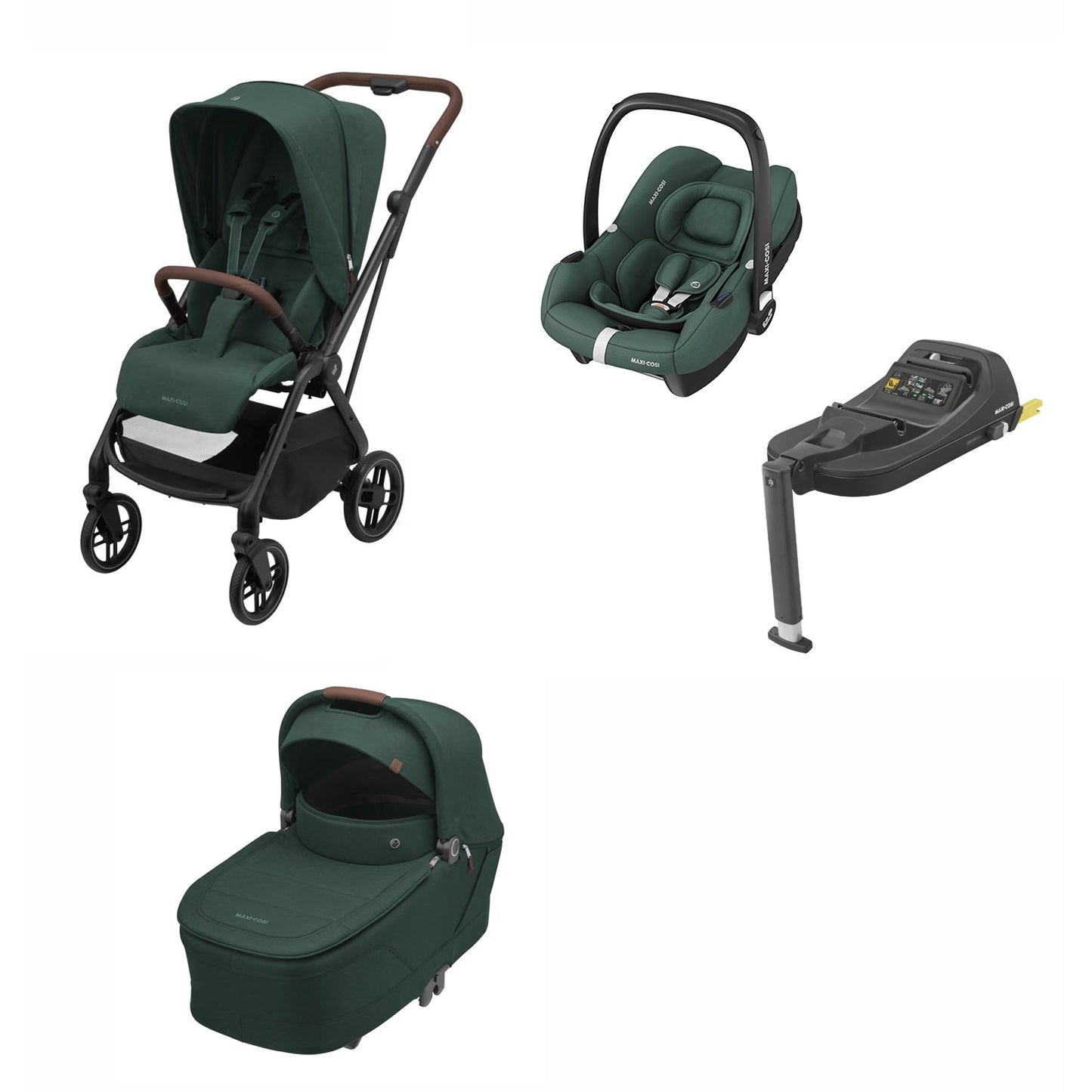 Trio Leona 2 Twillic Verde Maxi Cosi